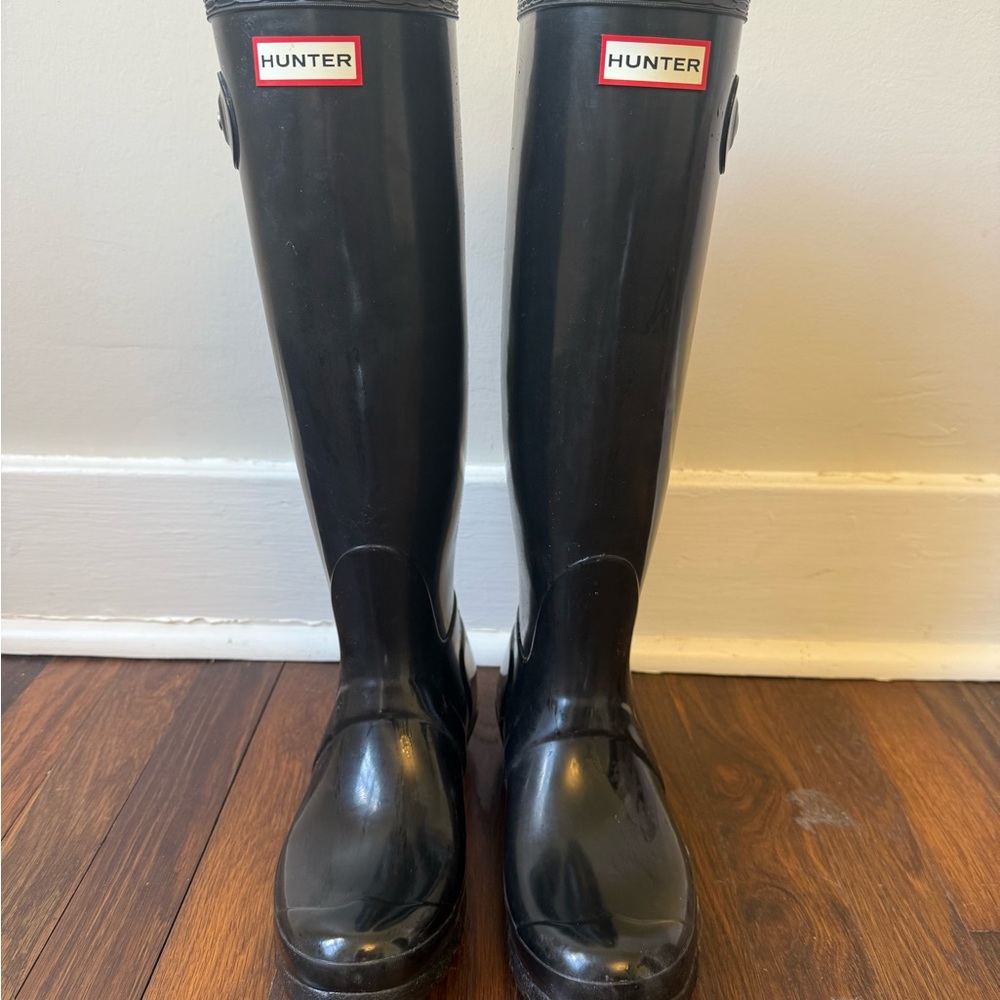 Hunter Black Rain Boots